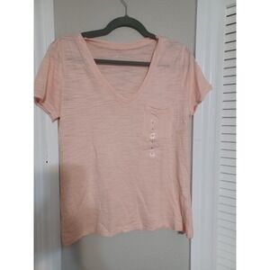 DEPT 222 CORAL COLORED TEE SHIRT SIZE SMALL